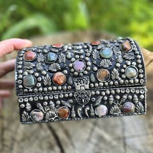 Vintage Moroccan Jewelry Box